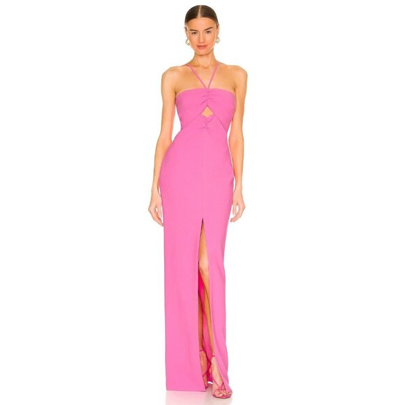 LIKELY Rocky Gown in Pink Sugar Womens Long Maxi Dress - Picture 1 of 14